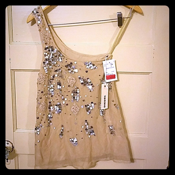 Diesel Tops - Diesel Sequin Top